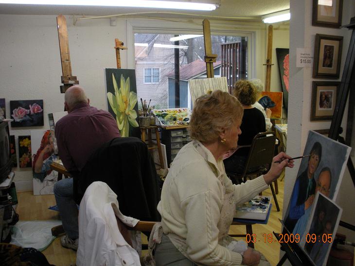 More painters in the Studio